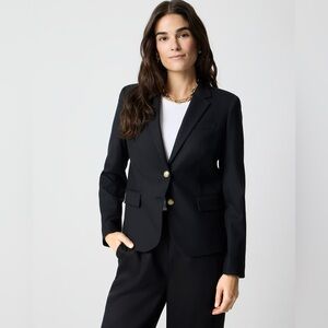 NWT J. Crew Original Schoolboy Blazer in Black, size 8